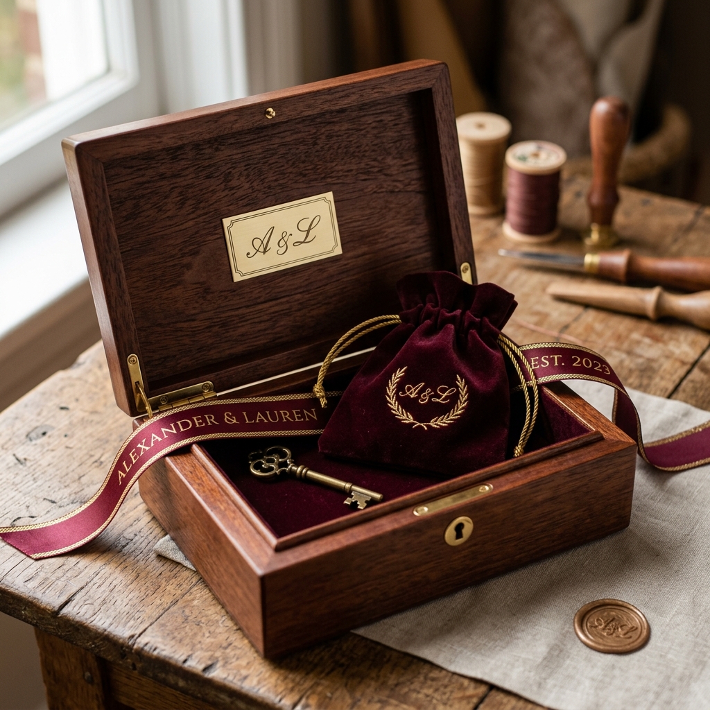 The Velvet Monogram Keepsake